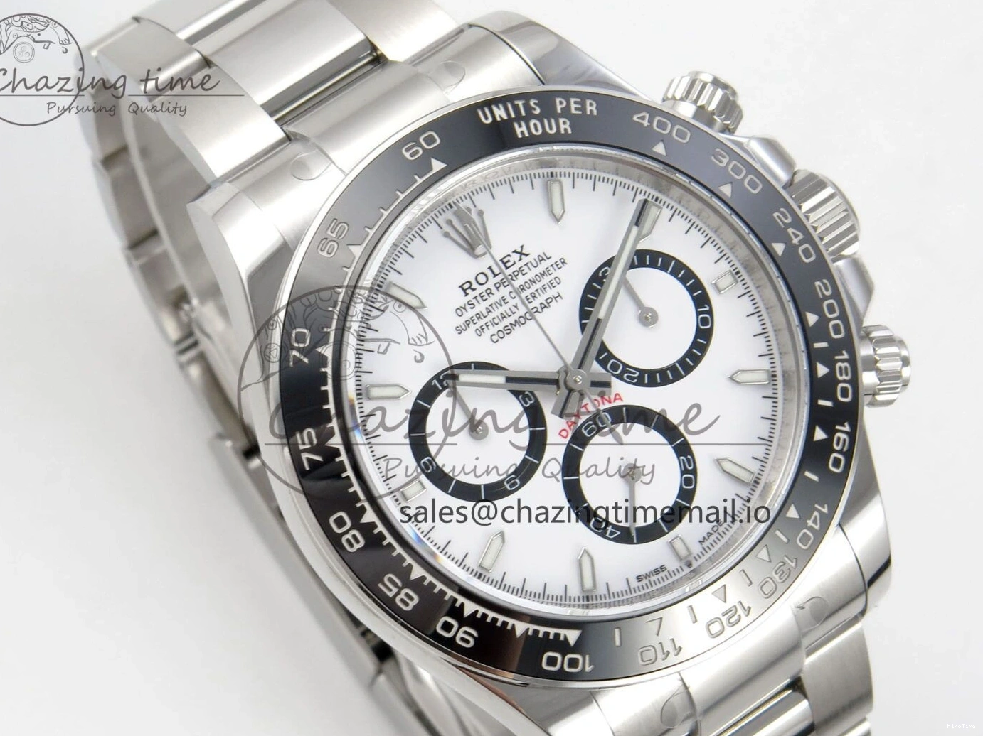 MiroTime 0223 Daytona 126500 THBF 1:1 Best Edition 904L Steel White Dial on SS Bracelet SH Unisex 134